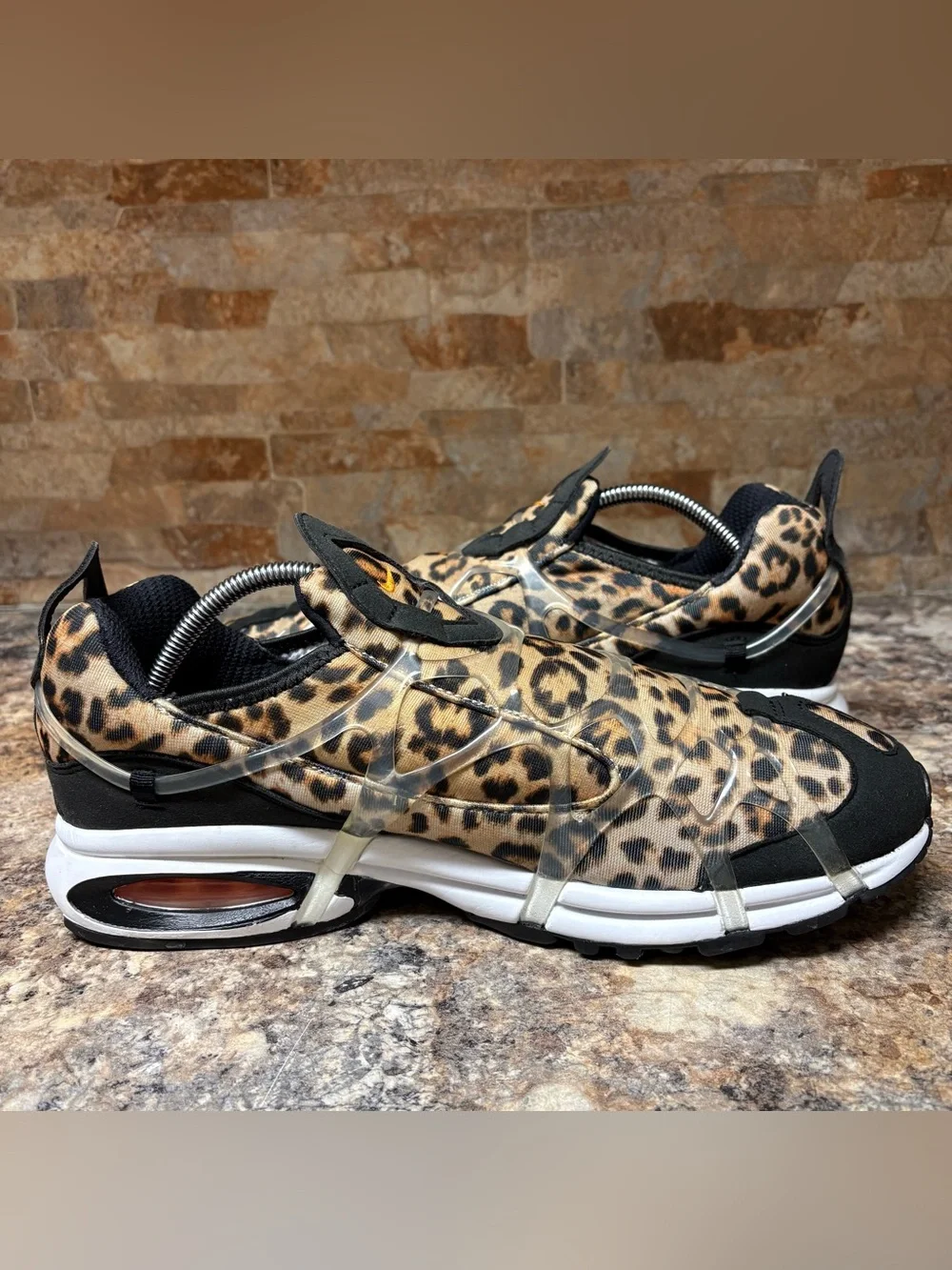 Nike Air Kukini Leopard Print Men's Slip-On Sneakers Size 12